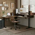 63in L-Shaped Desk with Drawer: view 4