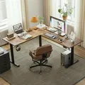 63x55 L-Shaped Desk: view 2