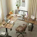 63x55 L-Shaped Desk: view 4