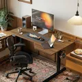 55x32 L-Shaped Desk (Dark Walnut): view 2