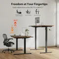 55x32 L-Shaped Desk (Dark Walnut): view 6