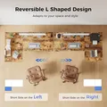 55x28 Reversible L-Shaped Desk: view 4