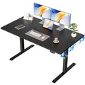 Agilestic 48 x 28 inch black electric standing desk