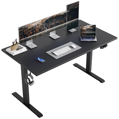 Agilestic 55 inch black electric standing desk